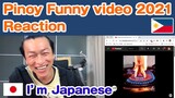 Reaction " Pinoy Funny video 2021" I'm Japanese