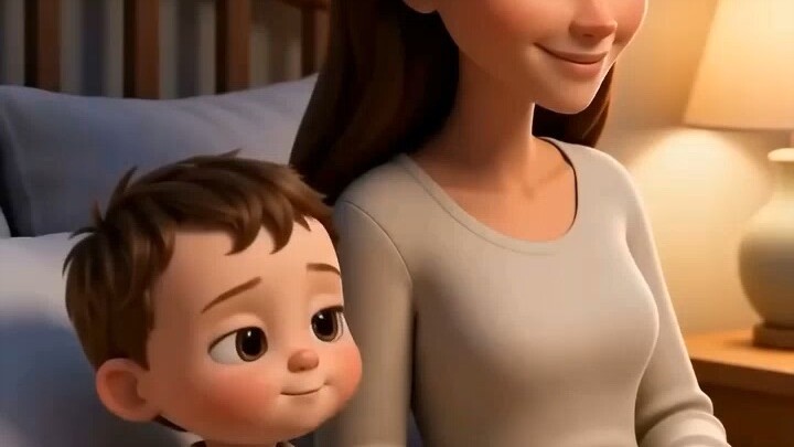 A Mother is teaching her son !