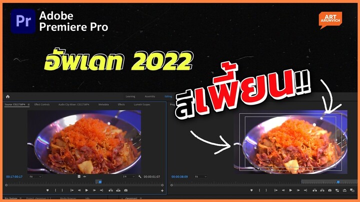 แก้สีเพี้ยนไฟล์จาก iphone และ HLG หลังอัพเป็น Premiere Pro CC2022