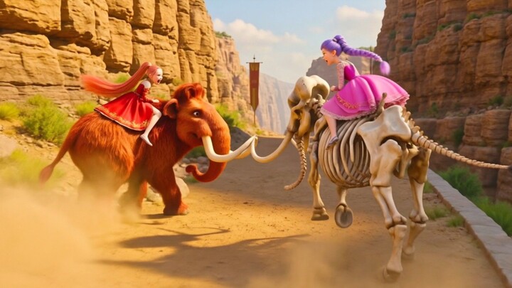 Rumi & Mira Elephant Racing Championship ⚔️🏁🎬