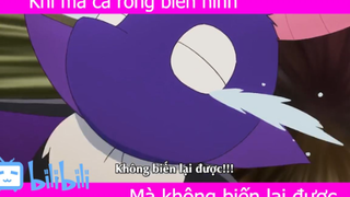 Khi ma cà rồng biến hình mà ko biến lại được #anime #schooltime