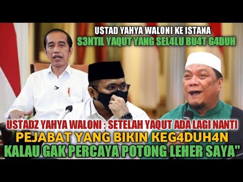 USTADZ YAHYA WALONI KE ISTANA S3NT!L YAQUT YANG MEMBU4T G4DUH