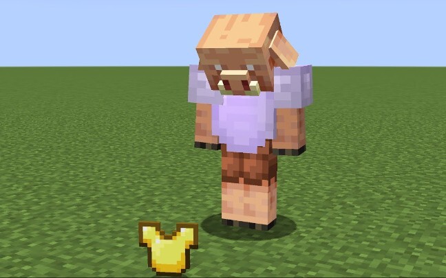Can hoglins trade for a bound-against-curse iron chestplate?