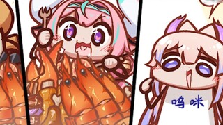 [Fluorescent Four Grids] The strongest Varesa in modern times VS the strongest Rhodra Dragon King in