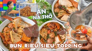 Thử sức TÔ BÚN RIÊU siêu topping vị chả cá tươi ngon ăn no ná thở ở Quận 6 | Địa điểm ăn uống