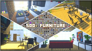 Mod Furniture TERBAIK Di Mcpe Terbaru! - Mcpe 1.20
