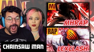 2 em 1 MHRAP E LexClash Vibe Denji ☢️ E Denji | CHAINSAW MAN // REACT