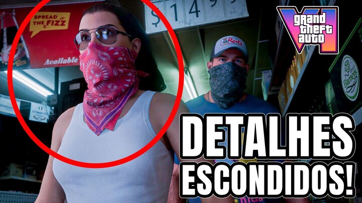 TODOS OS DETALHES QUE VOCÊ PERDEU NO TRAILER DE GTA 6!