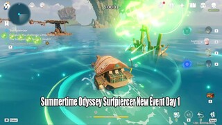 Surfpiercer Summertime Odyssey New Event Day 1 Gameplay Guide