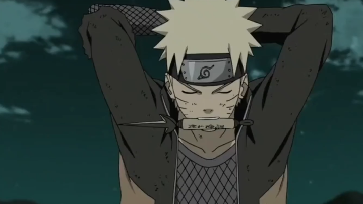 Naruto can't use Flying Thunder God, so why does Madara hold Flying Thunder God in his mouth during 