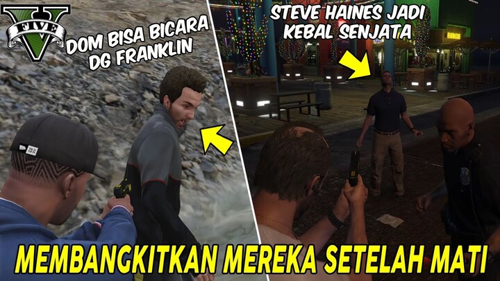 REAKSI "ANEH" 10 KARAKTER GTA 5 YG SUDAH MATI JIKA HIDUP LAGI | EKSPERIMEN (PED REVIVAL GUN) PART 2