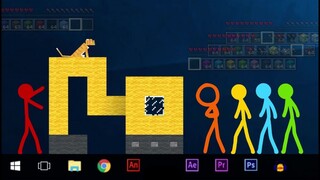 The Building Contest - Animation vs Minecraft Shorts Episode 2