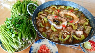 Mắm Kho Hẹ Nước Rau Dừa • Mấy Món Nhà Quê Lại Ấm Lòng Người Xa Xứ | MTQH