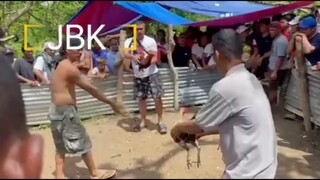 JBK 2x winner na.  Naputol pa ang dulo ng tari ni JBK nagkabasaan