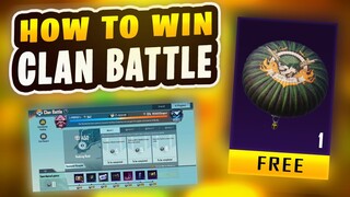 HOW TO WIN CLAN BATTLE IN PUBG MOBILE | FREE PARACHUTE SKIN | CLAN BATTLE MISSIONS