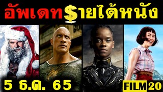 อัพเดทรายได้หนัง Black Panther - Black Adam - Violent Night - บัวผันฟันยับ อื่นๆ ณ 5 ธ.ค. 65