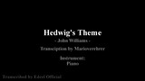 [Piano] Hedwig's Theme from Harry Potter movie - John Williams - Transcription by Marioverehrer