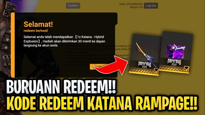 RESMI GARENA! KODE REDEEM FREE FIRE TERBARU 21 JUNI 2022 HARI INI