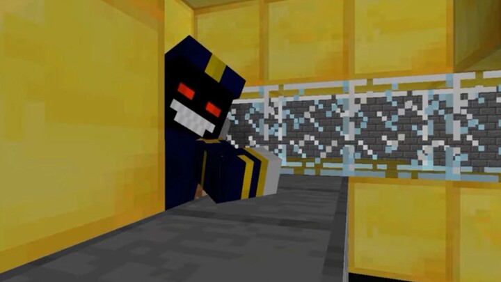 The hostile mobs hide and seek