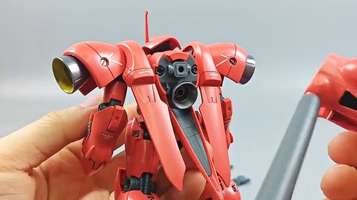 The price is ridiculously high! Aunt Sima's red wildebeest! Bandai HGUC wildebeest [model sharing]