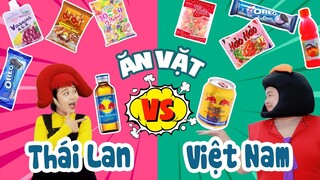 Đại Chiến Đồ Ăn Vặt Thái Lan Và Việt Nam. Team Nào Sẽ Thắng ? | Bút Chì Em Vàng | Hi Pencil Studio