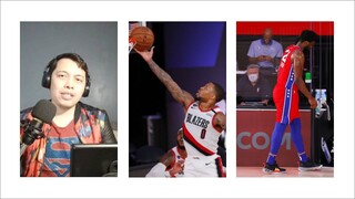 NBA DAILY UPDATES LIVE STREAM BLAZERS BEAT SIXERS AUG 9 2020