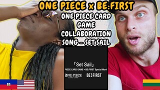 ONE PIECE CARD GAME × BE:FIRST COLLABORATION - Set Sail Reaction | FIRST TIME WATCHING