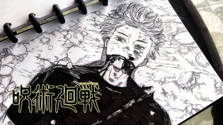[Drawing] Gojo Satoru (Manga) - Gojo mati jadi Kiko. PART 2 :> 「Jujutsu Kaisen」