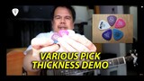 Guitar Picks Various Thickness Tone Comparison | Edwin-E