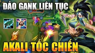 [LMHT Tốc Chiến] Akali Đi Đường Với Fiora Đảo Gank Liên Tục Cực Khó Chịu - Akali Lol Mobile