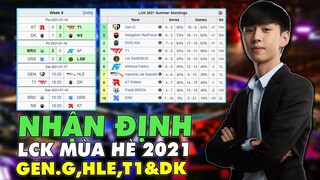 NHẬN ĐỊNH LCK: SIÊU KINH ĐIỂN T1 vs DK, GENG. vs HLE - SỨC MẠNH CÁC ĐỘI TRƯỚC GIỜ G | BLV VĂN TÙNG