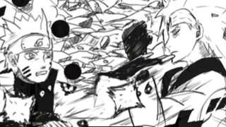 Uchiha Madara เอาชนะ Black Zetsu, Obito Naruto และ Sasuke รวมเข้าด้วยกัน และ Nine Tails ที่แข็งแกร่ง