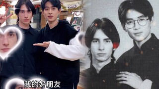教我的外国朋友穿中式长衫 在百年照相馆回到旧时光