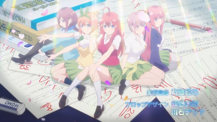 Quintessential Quintuplets | OP02 | 五等分のカタチ