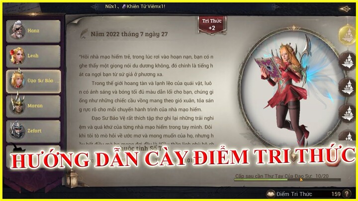 Mu Khởi Nguyên 3 | Hướng dẫn cày điểm tri thức (nông dân chăm chỉ là đây) | Ông Bố Gaming