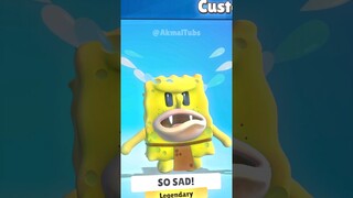 CLEANEST STUMBLE GUYS SKINS TRANSITIONS SPONGEBOB SKIN #shorts #stumbleguys