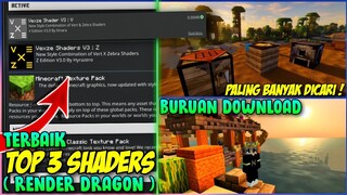 TOP 3 SHADERS MCPE 1.19 ( Render Dragon ) - Shader mcpe 1.19 - mcpe shader 1.19 - shaders 1.19