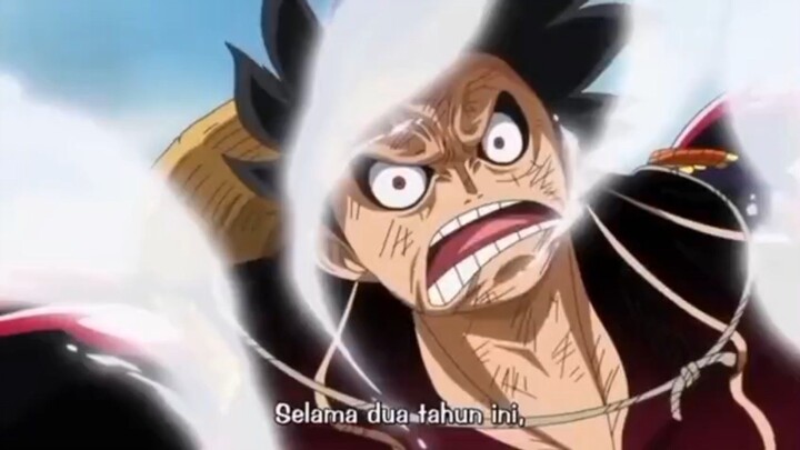 one piece Luffy menahan amarah selama 2 tahun