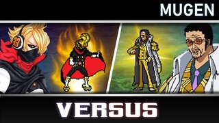 Sanji VS Kizaru - ONE PIECE MUGEN