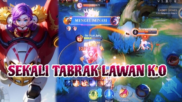 SEKALI TABRAK LAWAN K.O