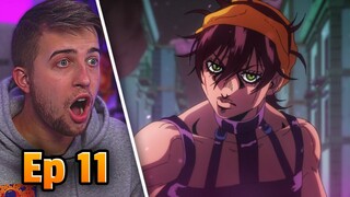 NARANCIA GOES OFF!! JoJo's Bizarre Adventure Episode 11 REACTION (Golden Wind)