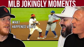 MLB Jokingly Moments REACTION | OFFICE BLOKES REACT!!
