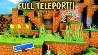 GOKIL!! MAP BASE REDSTONE INI SERBA PAKE TELEPORT UNTUK MASUK RUANGAN! - Map Showcase Minecraft #123