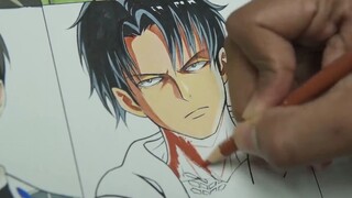 Draw Levi in 8 different manga styles, BLEACH's style will never be bad!
