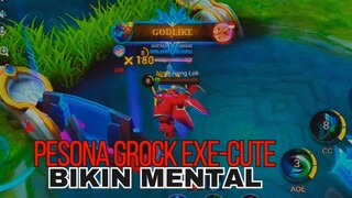 Pesona Grock Exe-Cute Bikin Musuh Kena Mental