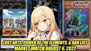 Lost Arts, Power Of The Elements, & Ban List Hype! Yu-Gi-Oh! Market Watch August 6, 2022