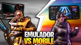 EMULADOR VS MOBILE VÃO JOGAR TUDO JUNTO NO MESMO SERVIDOR, DEU TR3T4 - APEX LEGENDS MOBILE