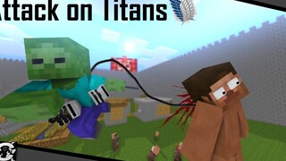 โจมตีไททัน โรงเรียนสัตว์ประหลาด แอนิเมชั่นมายคราฟ