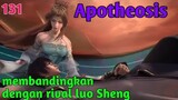 Alur cerita Apotheosis S1 Part 131 : Membandingkan Dengan Rival Luo Sheng