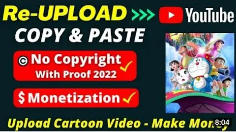 how to upload doraemon cartoon without copyright | how to upload doraemon  videos on youtube || - Bilibili